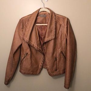 Bagatelle tan leather jacket